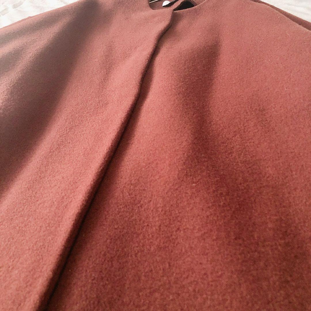 ETRE TOKYO ウールリバーコクーンコート ブラウン M