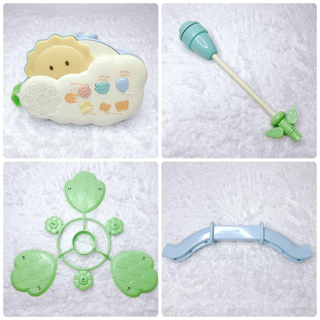 極美品 くまのプーさん 選べる回転 6WAY ジムにへんしんメリー