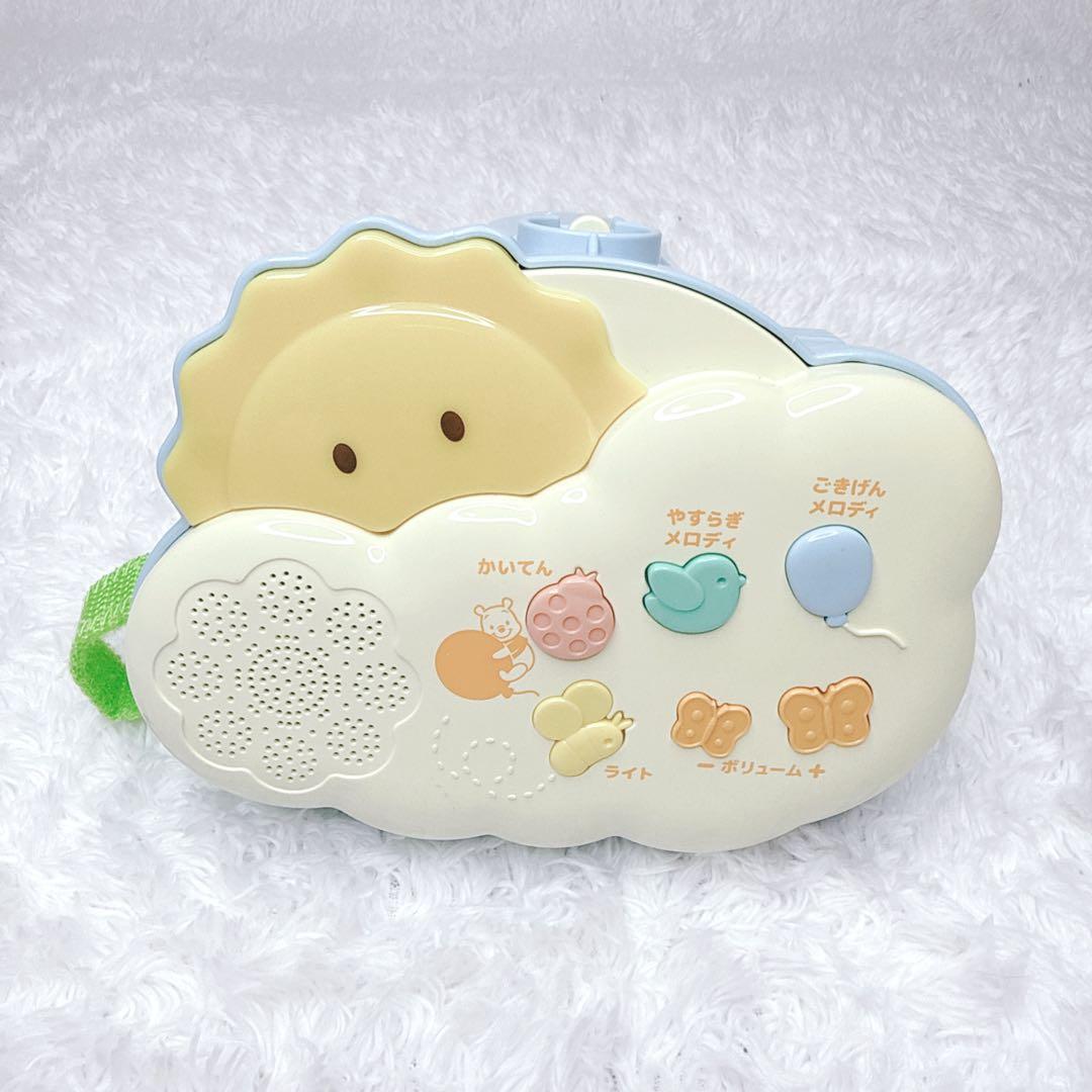 極美品 くまのプーさん 選べる回転 6WAY ジムにへんしんメリー