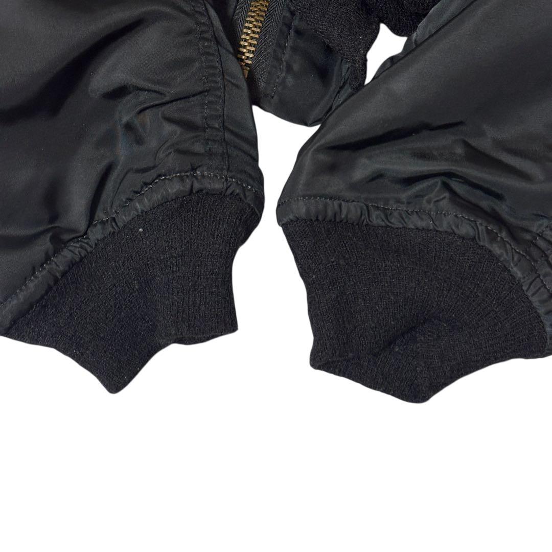 【人気】アルファインダストリーズ　ma-1 USA製　IDEALジップ L 短丈