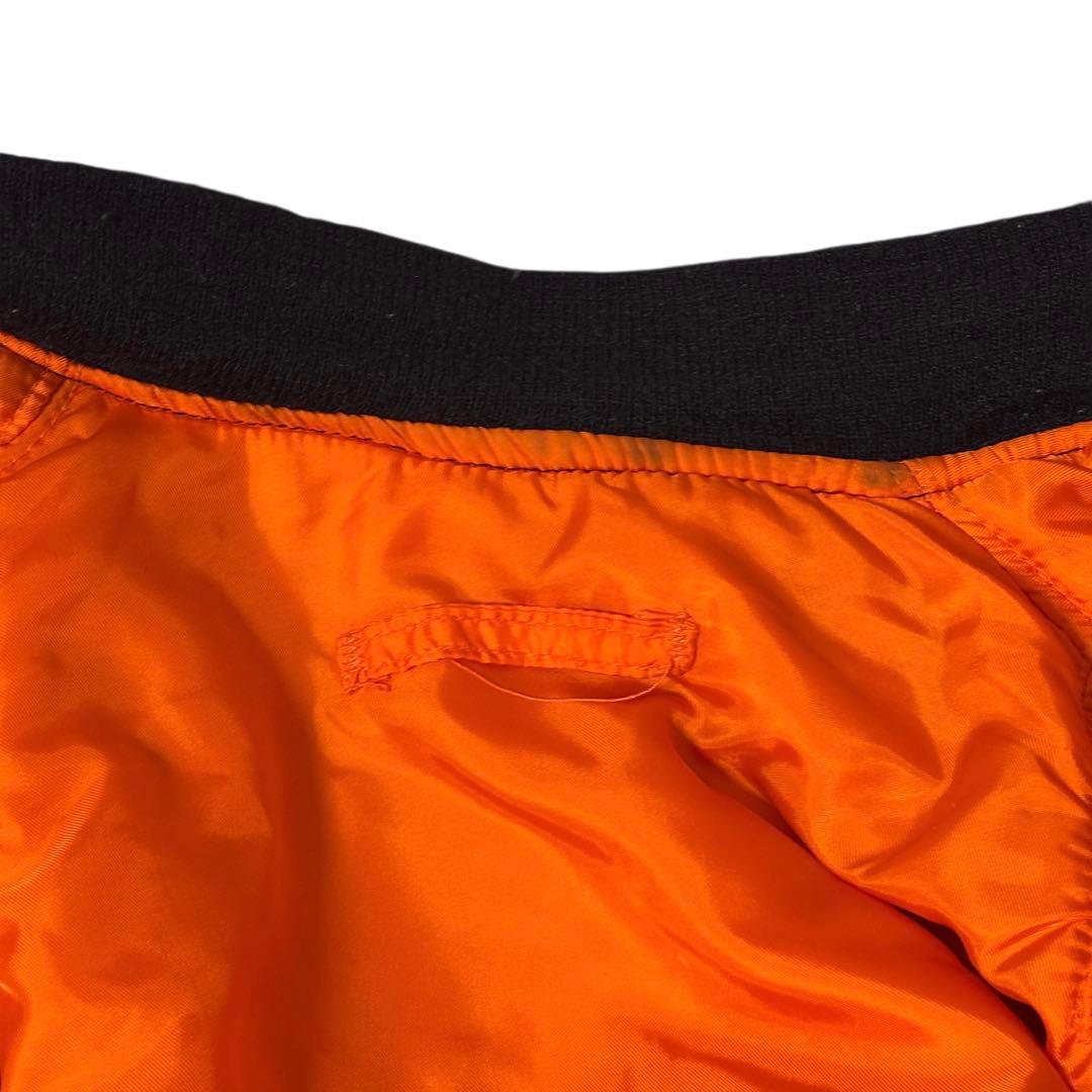 【人気】アルファインダストリーズ　ma-1 USA製　IDEALジップ L 短丈