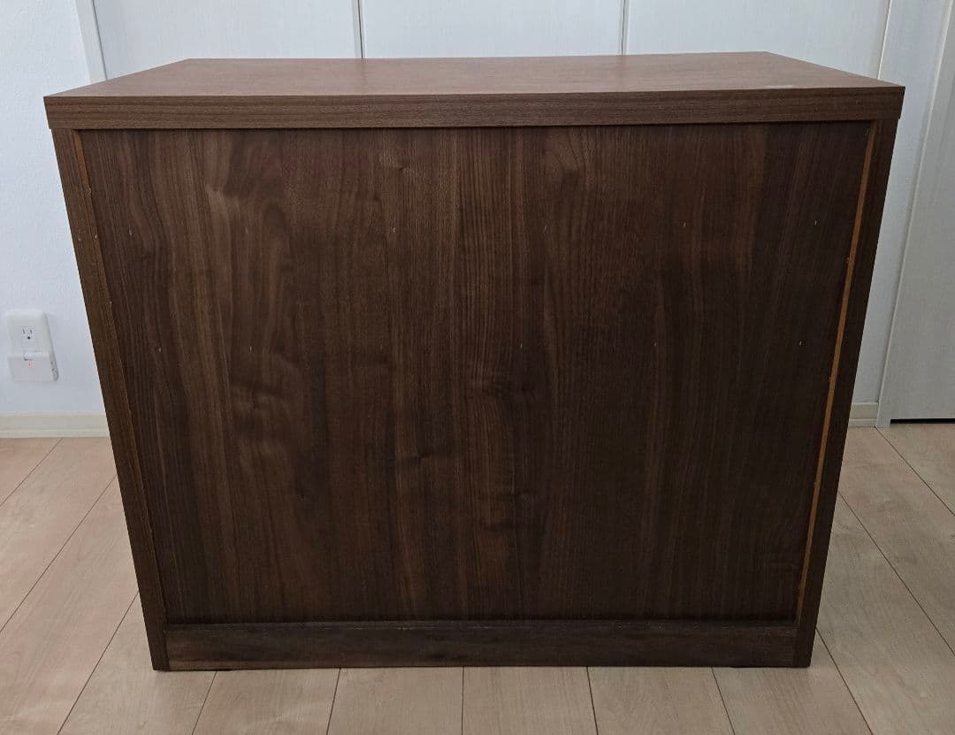 高野木工　80　サイドチェスト　レッチェ　ウォルナット