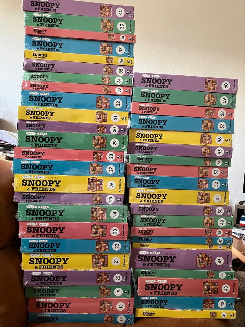 ディアゴスティーニつくってあつめるスヌーピー&フレンズ17〜70号