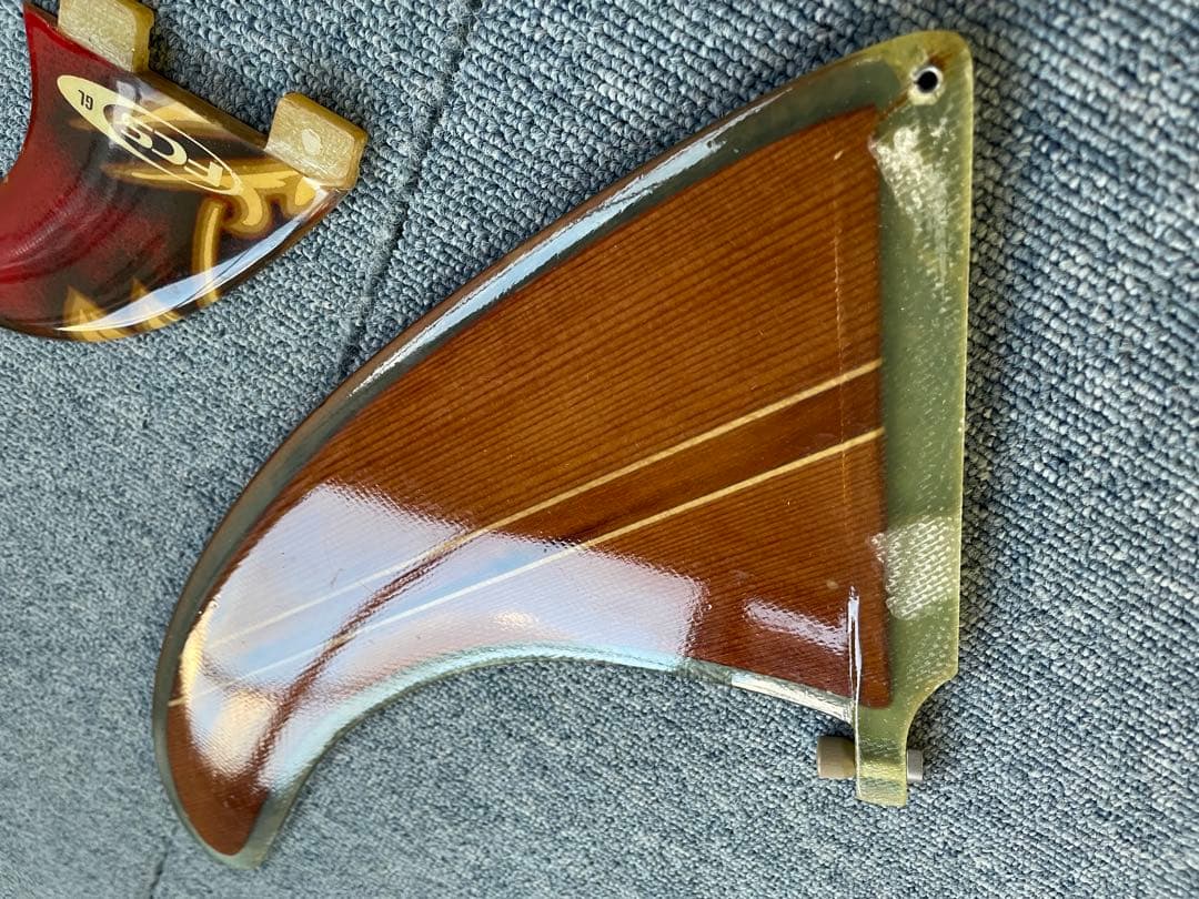 ロングボード ベージュ フィン付き　送料込み