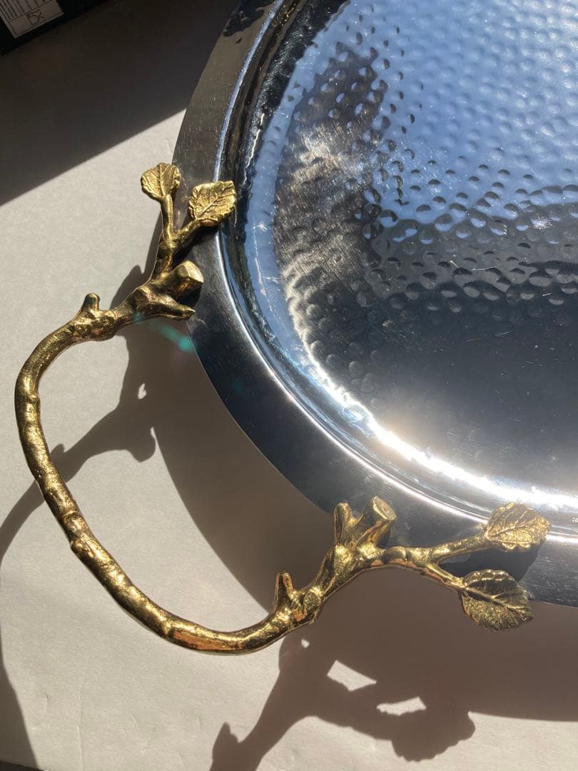 【新品未使用】Bernardo Bellini シルバー トレー お盆