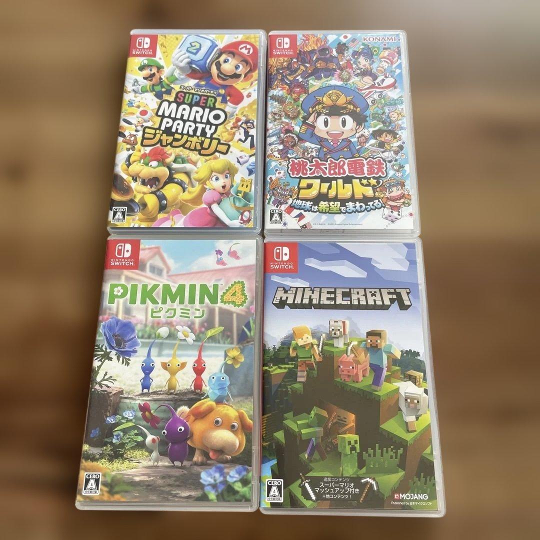 p*e様 スーパーマリオパーティ・桃太郎電鉄・ピクミン4・Minecraftセッ