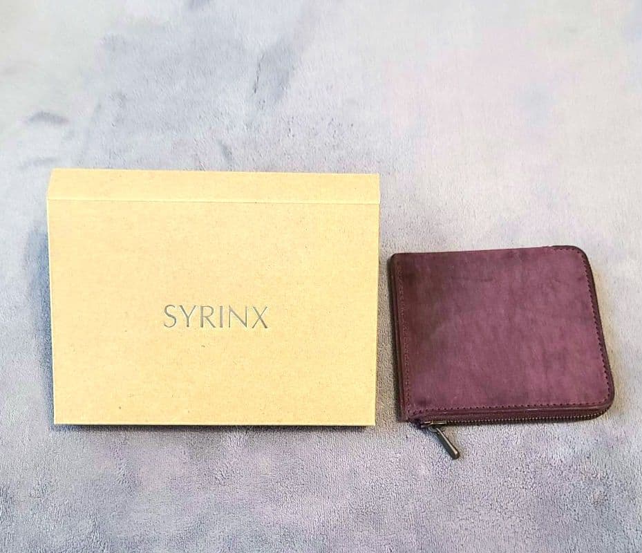 セオ 美品　SYRINX HITOE L-zip S Velluto