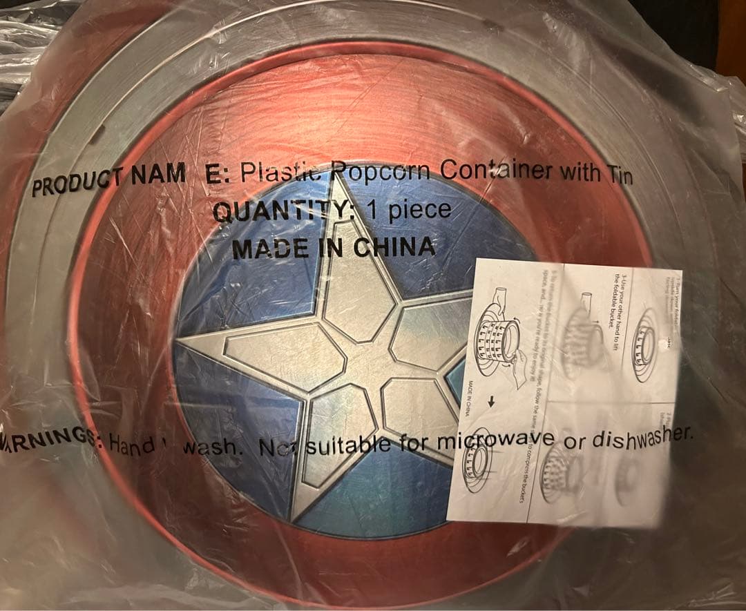 キャプテンアメリカ　ブレイブニューワールド　ポップコーンボックス　TOHOシネマ