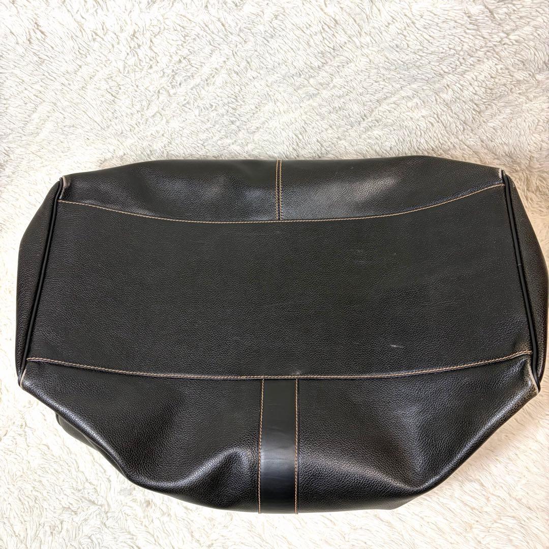 良品✨ダンヒル ボストンバッグ レザー ゴールド金具 大容量　ブラック