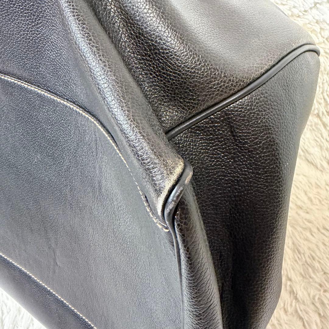 良品✨ダンヒル ボストンバッグ レザー ゴールド金具 大容量　ブラック