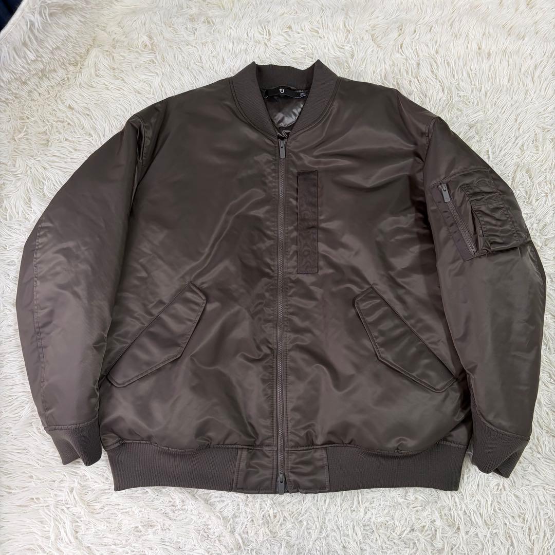 【極美品】UNIQLO +J ハイブリッドダウンオーバーサイズMA-1 3XL