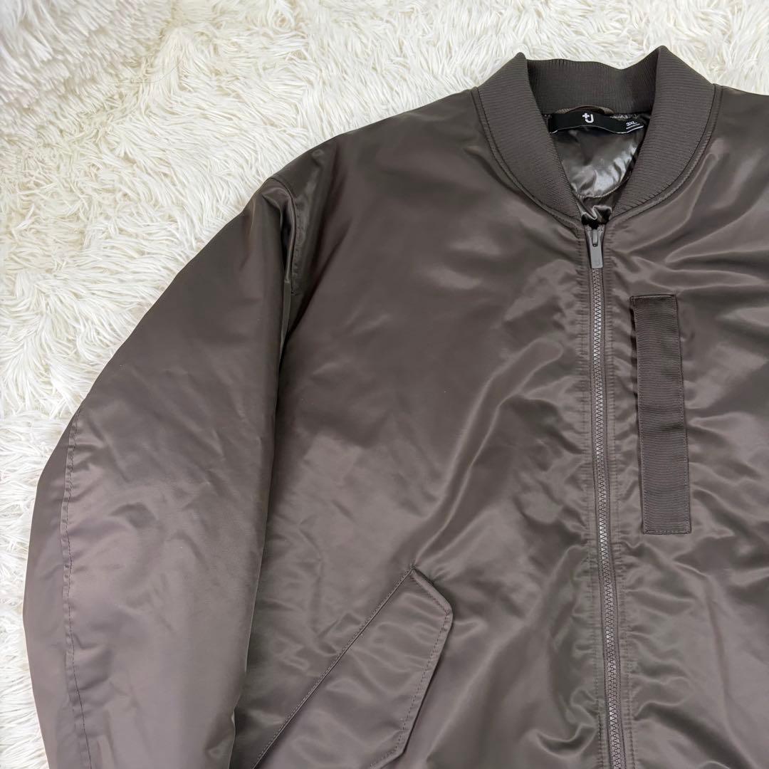 【極美品】UNIQLO +J ハイブリッドダウンオーバーサイズMA-1 3XL