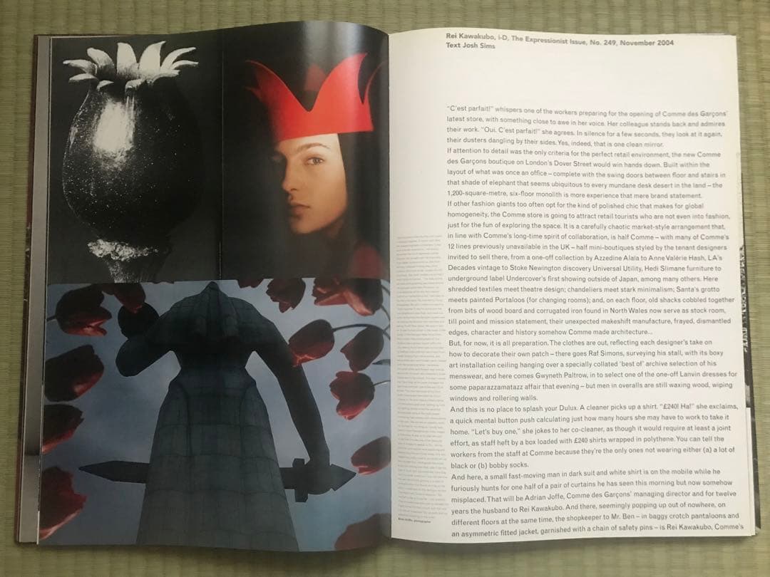 コムデギャルソン写真集『Rei Kawakubo』’13年刊大型本ハードカバー