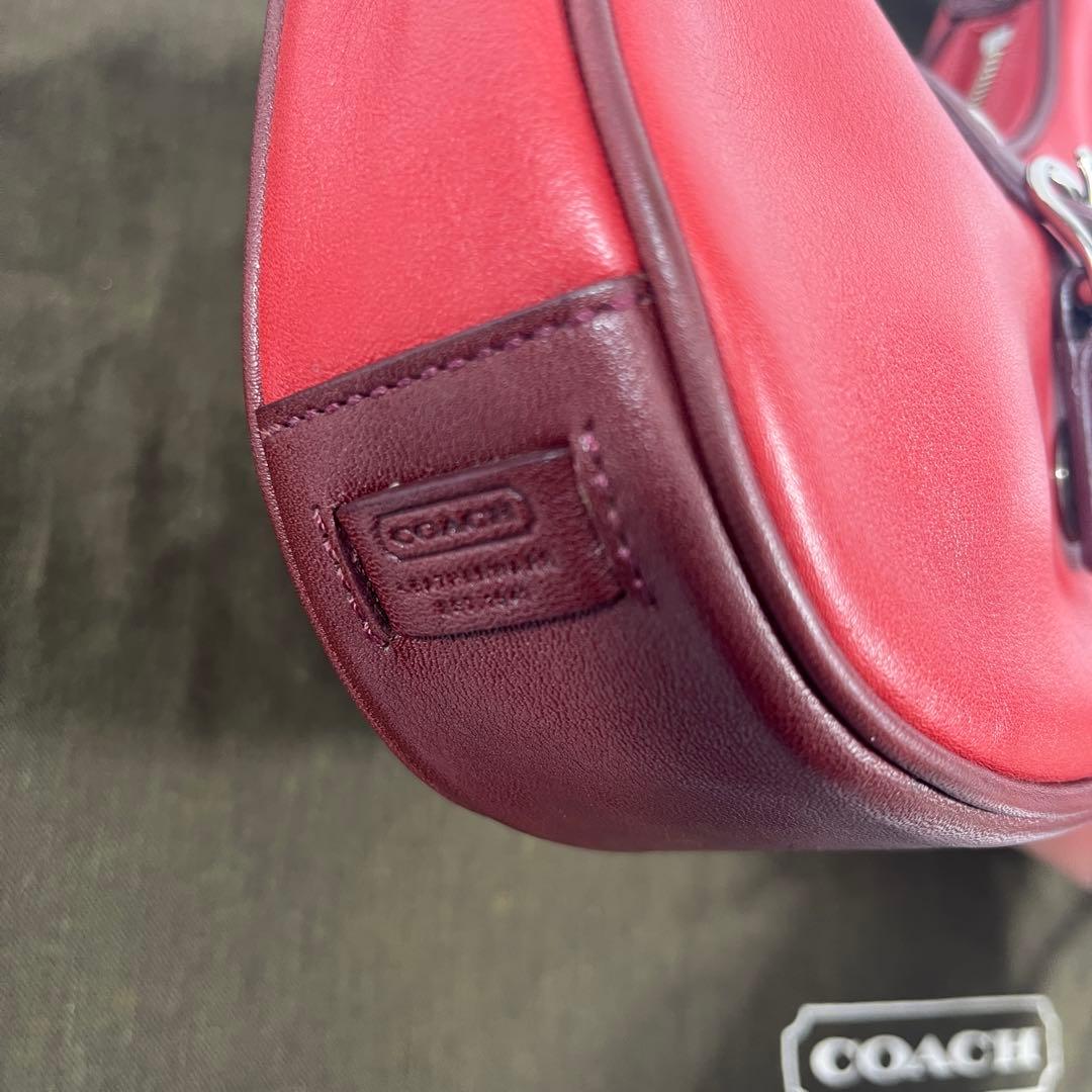 COACH ショルダーバッグ ホーボー ハーフムーン 斜め掛け レザー