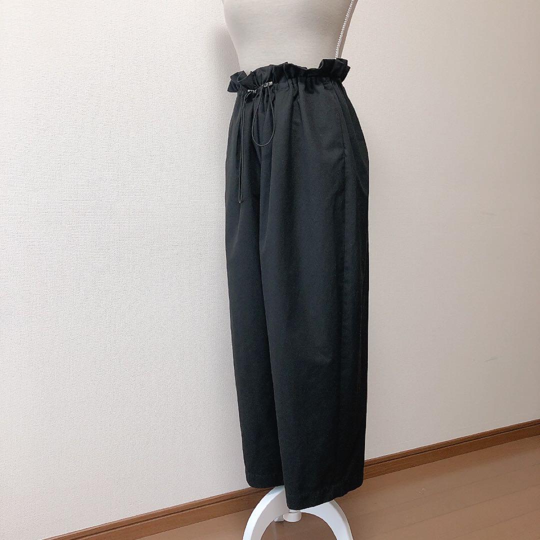 JOURNAL STANDARD LUXE★TRツイル ドロストパンツ★ブラック