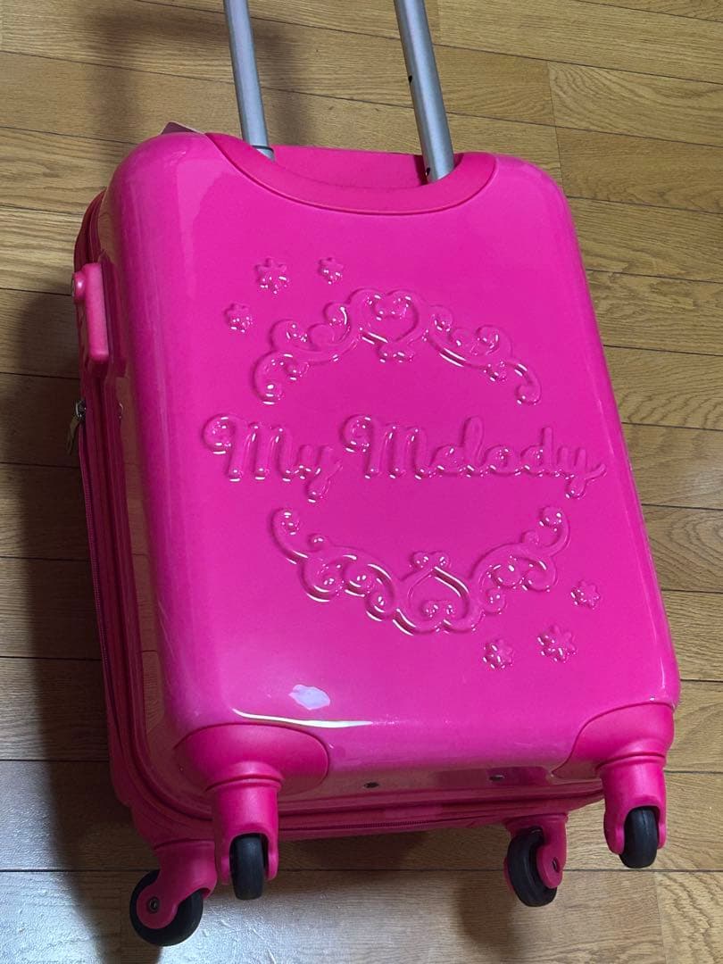 新品　My Melody キャリーケース フロントオープン　23L マイメロ