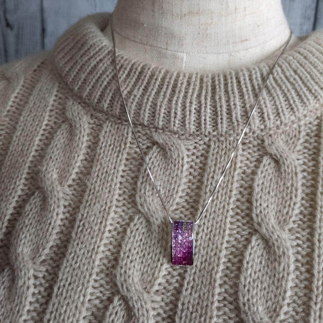 ♥訳あり♥18金　ダイヤ　ルビー　サファイア　トップ　鑑定書付き