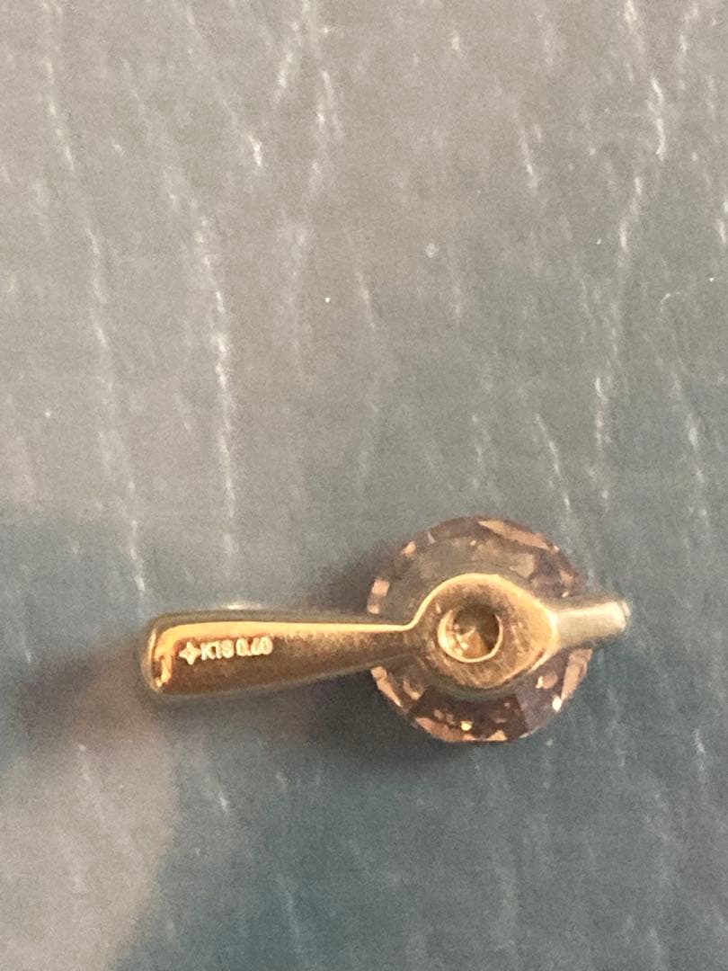 GSTV K18YG ブラウンダイヤモンド 0.6ctペンダントトップ