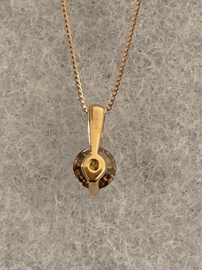 GSTV K18YG ブラウンダイヤモンド 0.6ctペンダントトップ