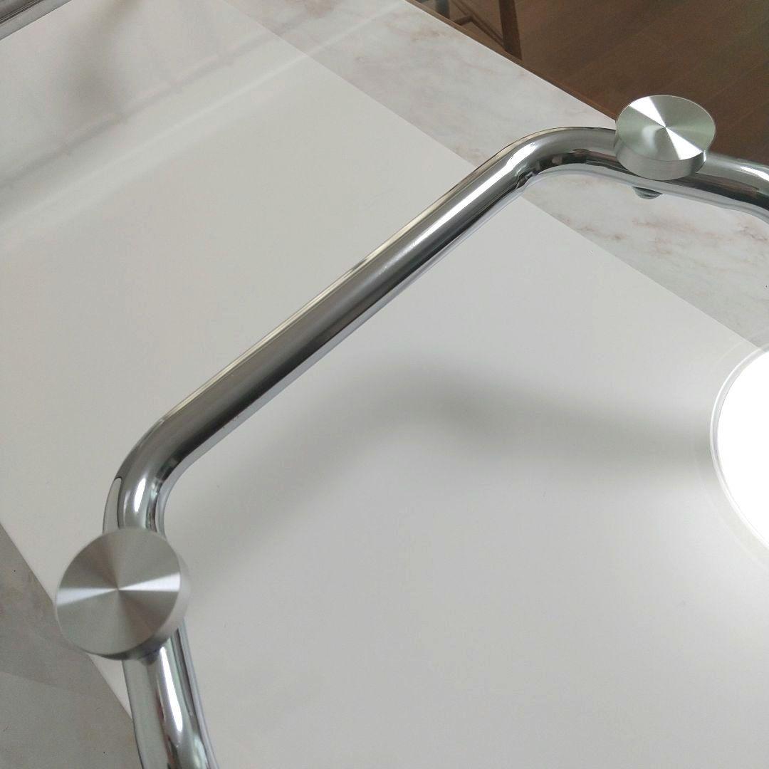 【 美品 】ニトリ 楕円形ガラスセンターテーブル