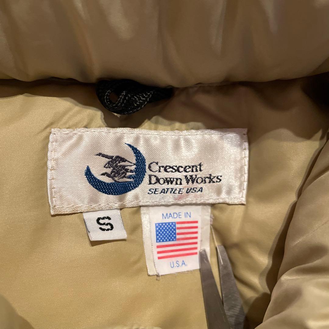 Crescent Down Works ダウンベスト S 緑