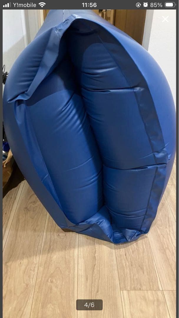 超巨大　プールピロー改造のダブルレイヤードエアーバッグ 空ビ ふわふわ