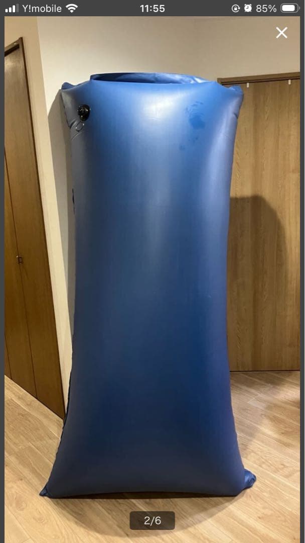 超巨大　プールピロー改造のダブルレイヤードエアーバッグ 空ビ ふわふわ