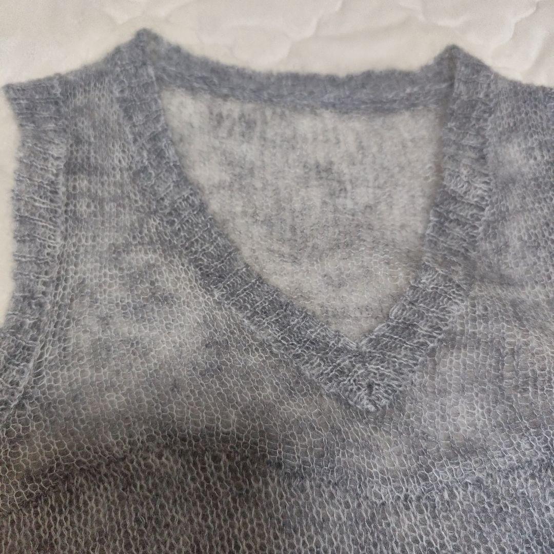 Bookworm’s knit vest　HEAP underwear　モヘヤ