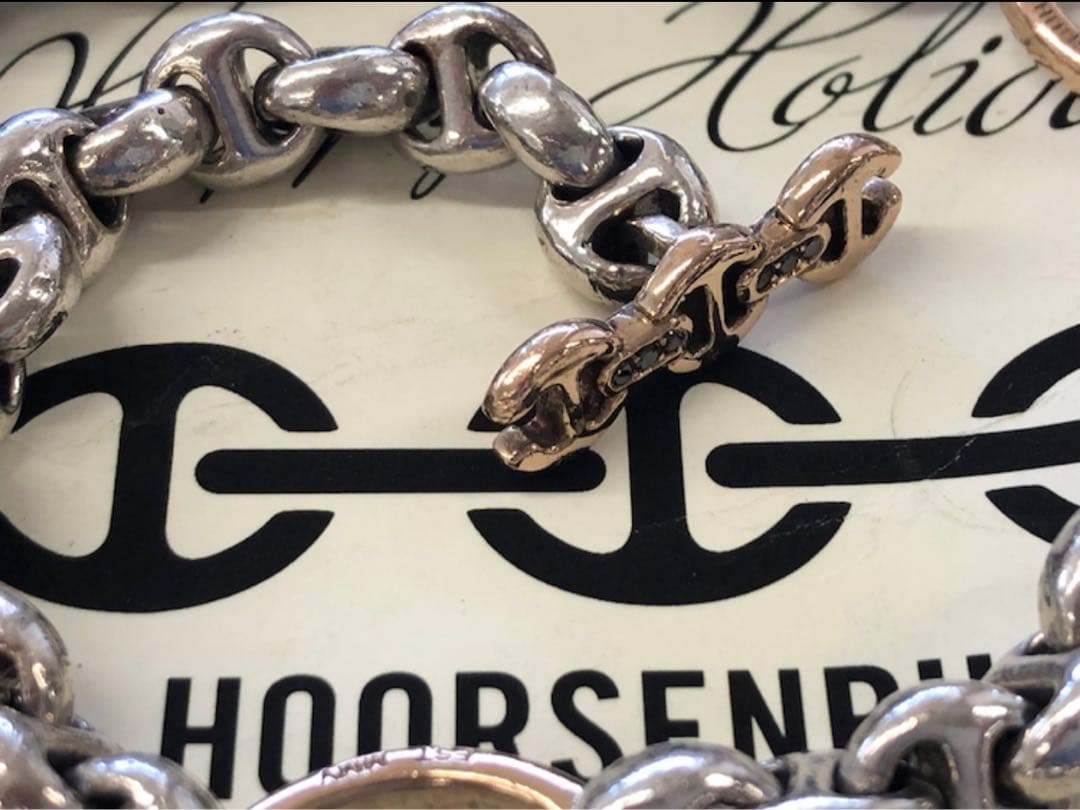 専用HOORSENBUHSホーセンブース ウォレットチェーン18ROSEGOLD