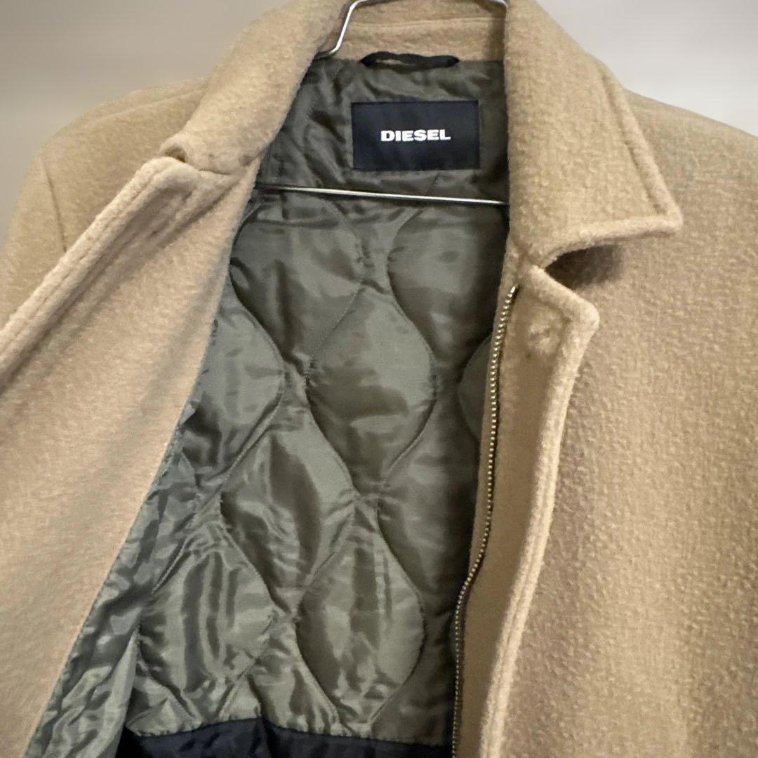 ベージュ チェスターコート　ディーゼル　DIESEL
