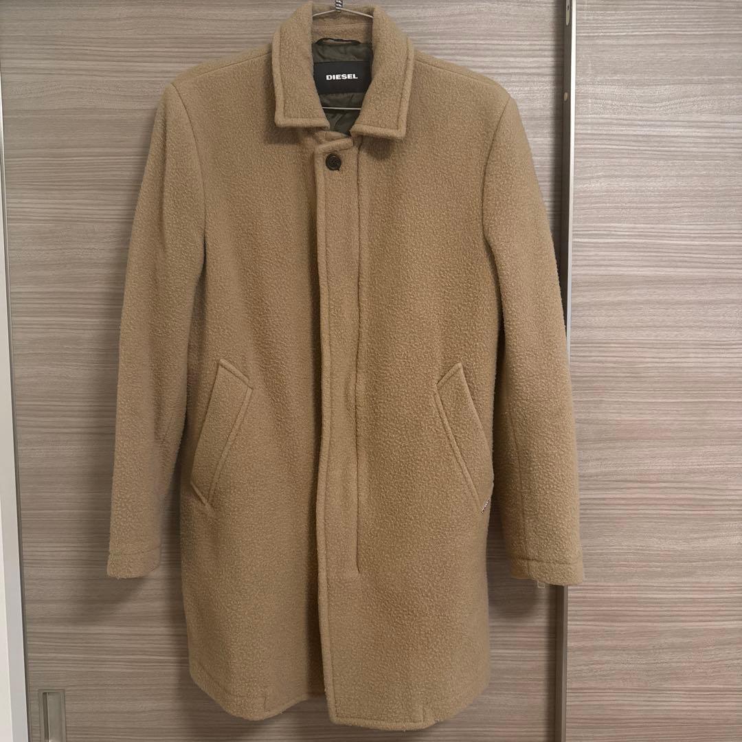 ベージュ チェスターコート　ディーゼル　DIESEL
