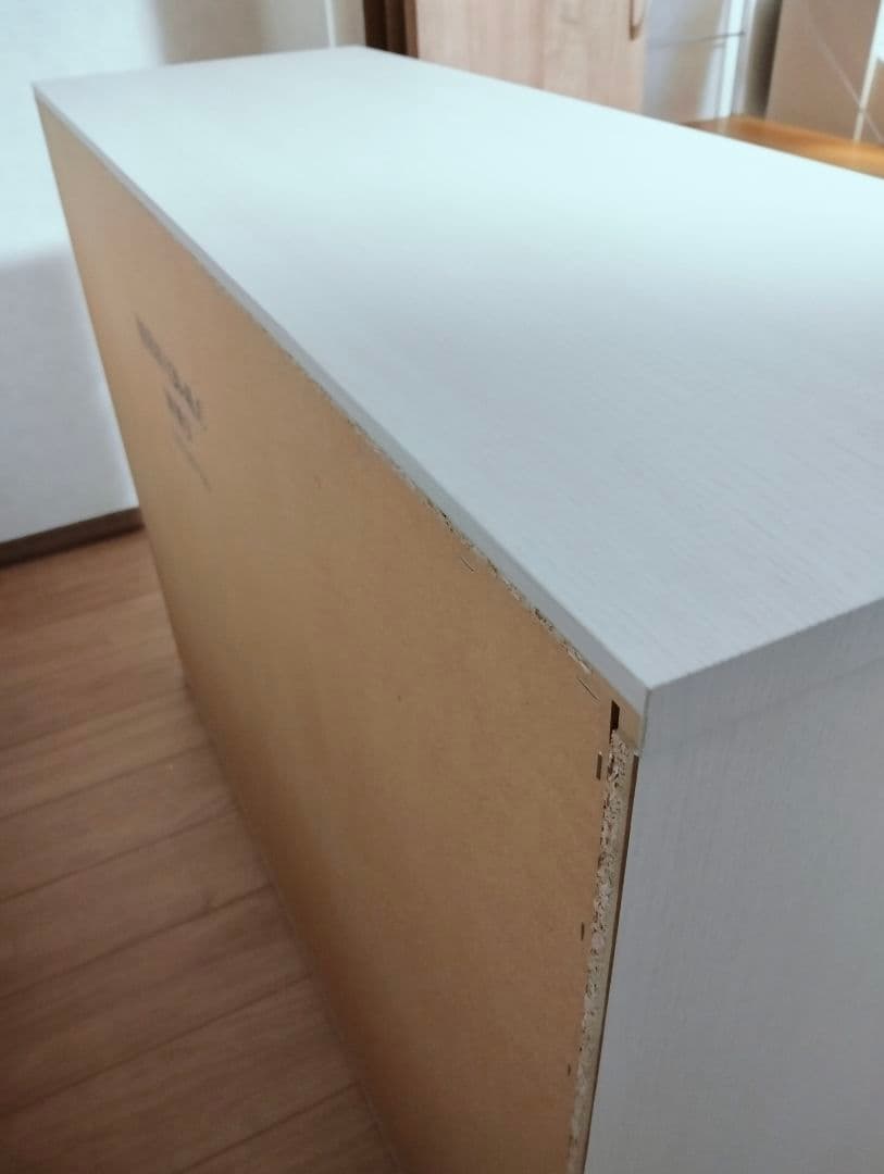 ニトリ　ローチェスト　クエス　ホワイトウォッシュ 120cm幅　使用１年未満