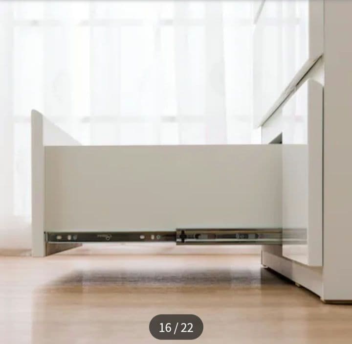 ニトリ　ローチェスト　クエス　ホワイトウォッシュ 120cm幅　使用１年未満