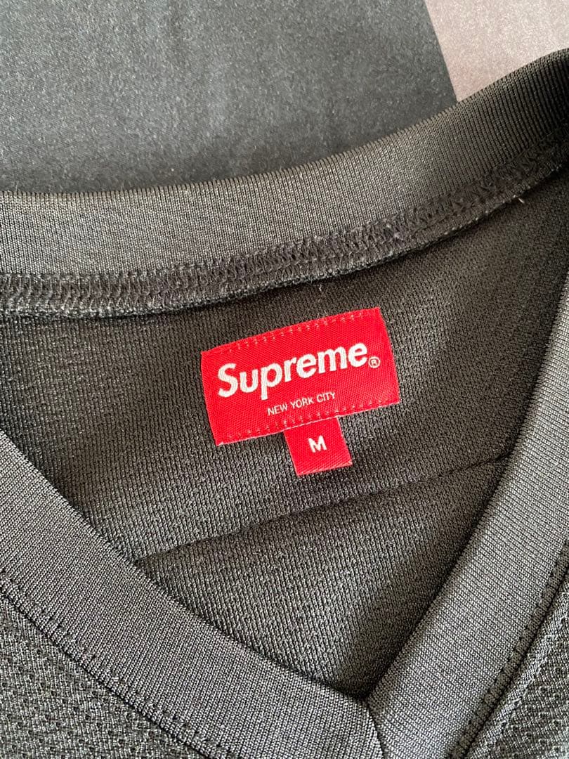 シャツ Supreme Faux Croc Football Jersey Black