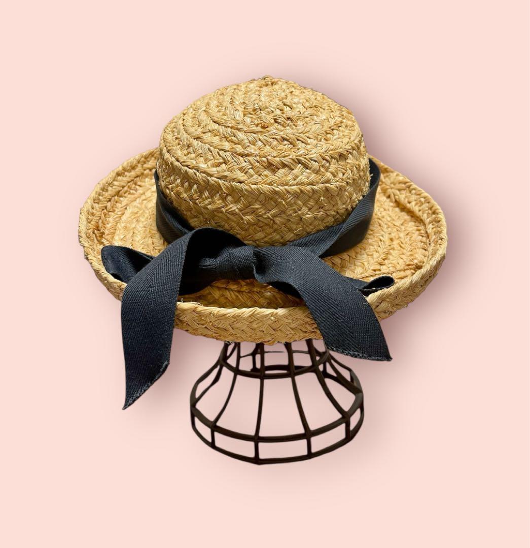 ヘレン カミンスキー/H.KAMINSKI ラフィアハット 麦わら帽子カンカン帽