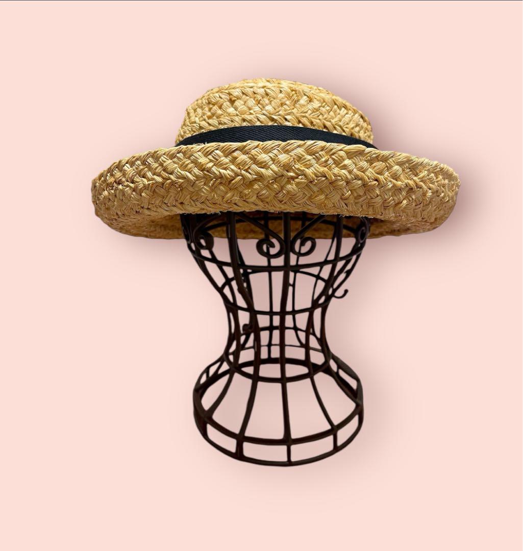 ヘレン カミンスキー/H.KAMINSKI ラフィアハット 麦わら帽子カンカン帽