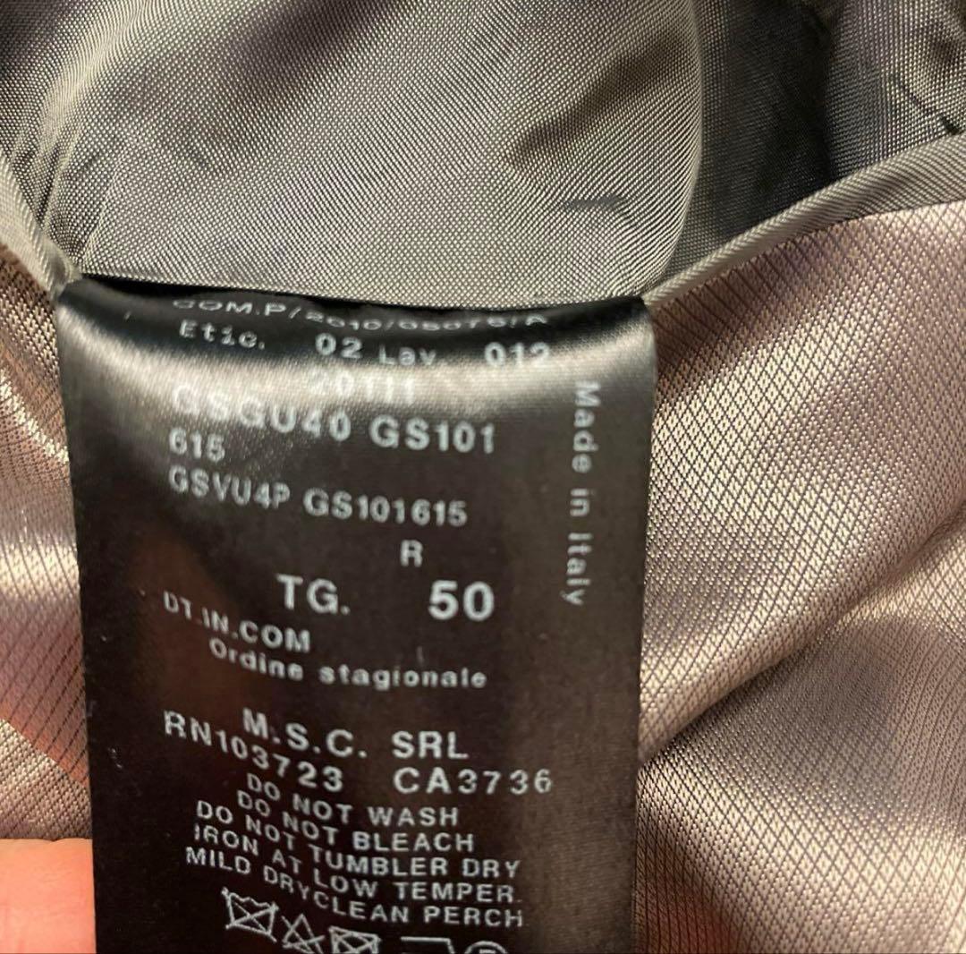 Giorgio Armani グレー ダブルブレストスーツ