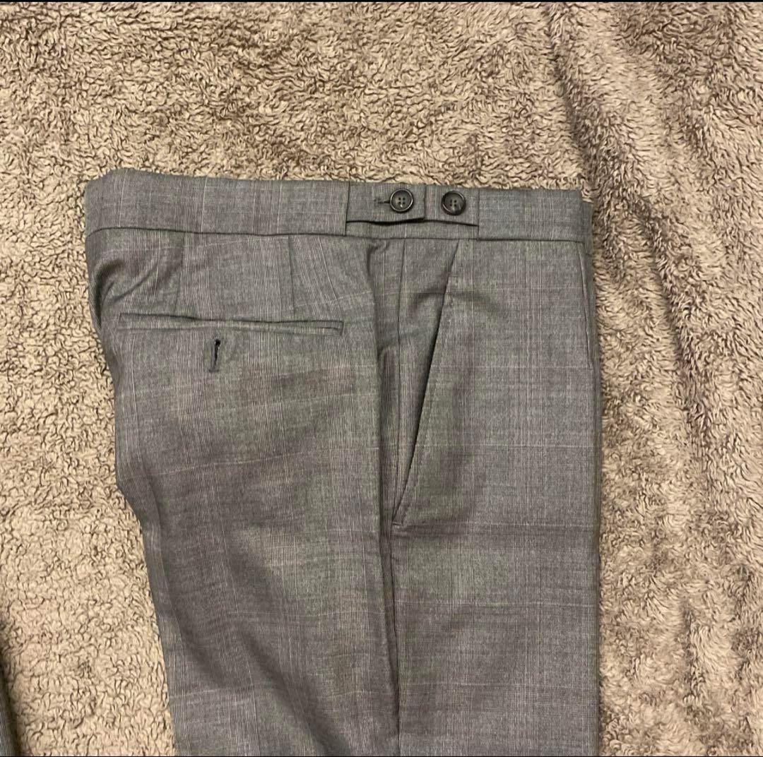 Giorgio Armani グレー ダブルブレストスーツ