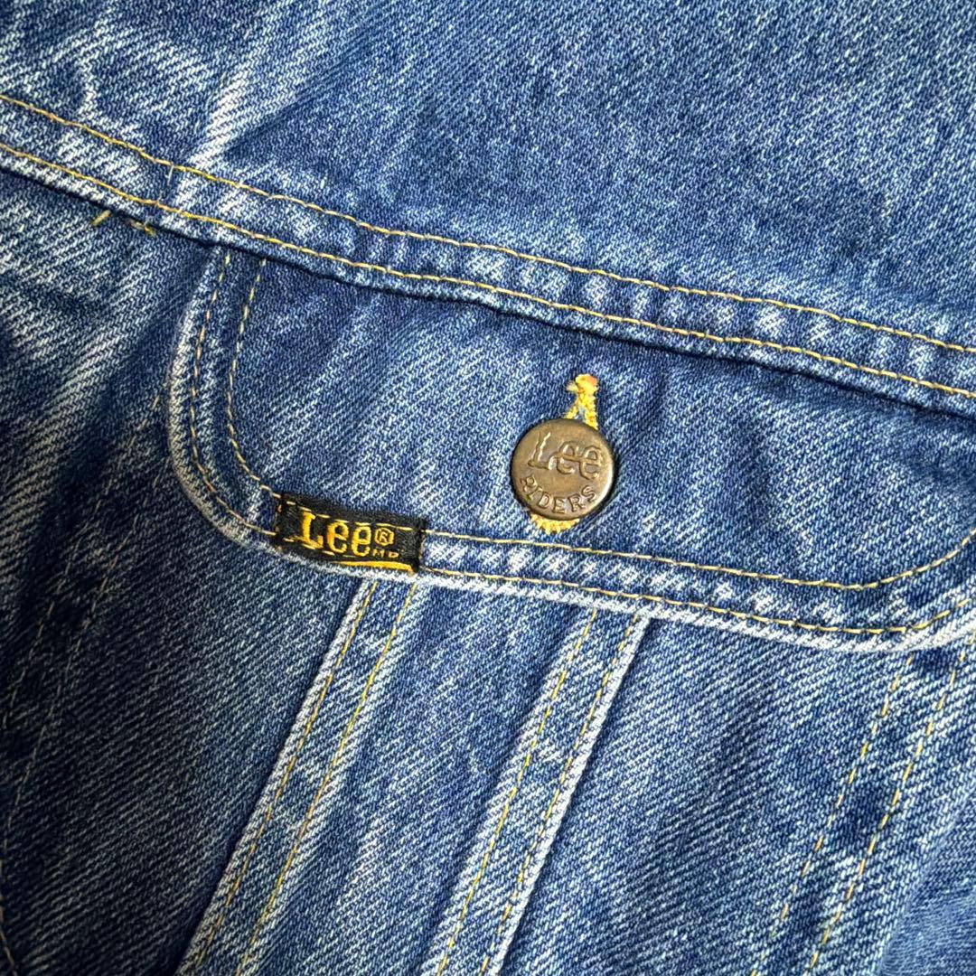 80s Lee 220Jデニムジャケット　Gジャン　ヴィンテージ 42