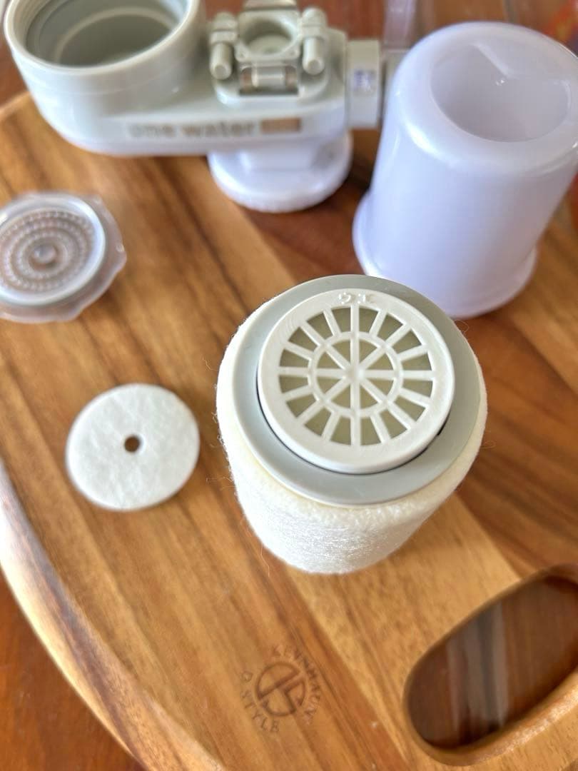 【カートリッジ付】蛇口用浄水器　素粒水 ワンウォーターEco