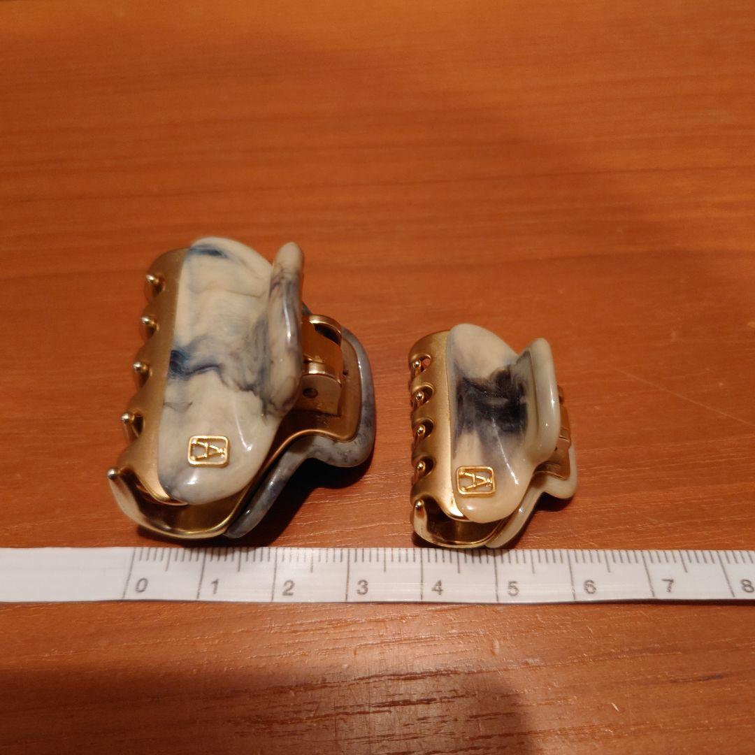 ま*ん様 ALEXANDRE DE PARIS 機内販売ヘアクリップ 2個セット