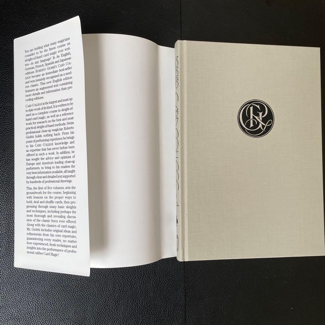 洋書 Card College 1 and 2 by Roberto Giobbi