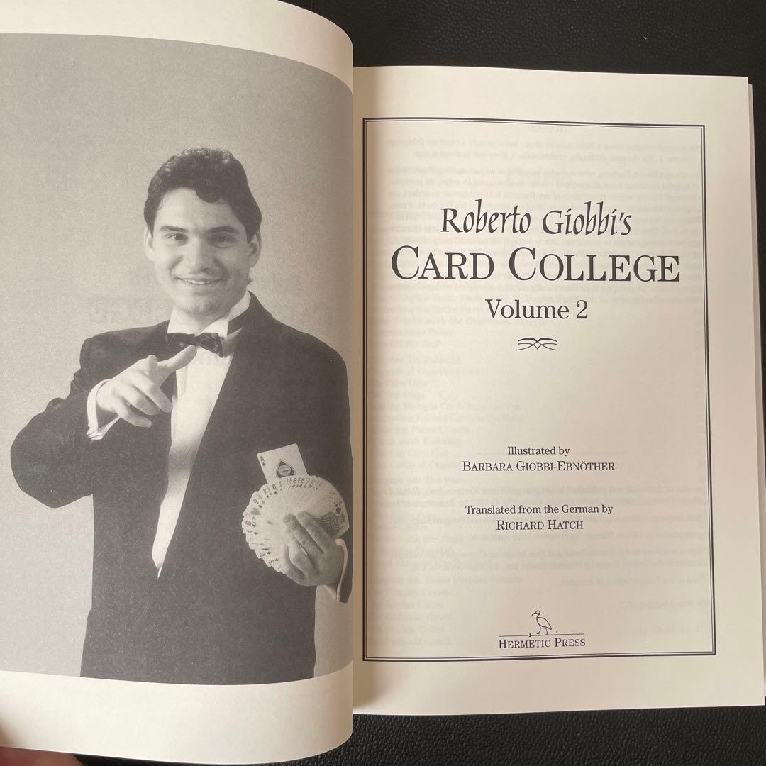 洋書 Card College 1 and 2 by Roberto Giobbi
