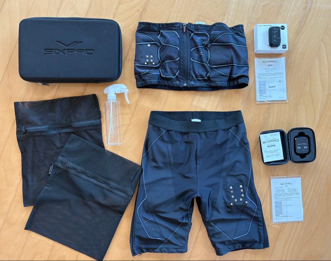 SIXPAD サイズL 【コアベルト、ライトヒップアンドレッグ】コントローラあり