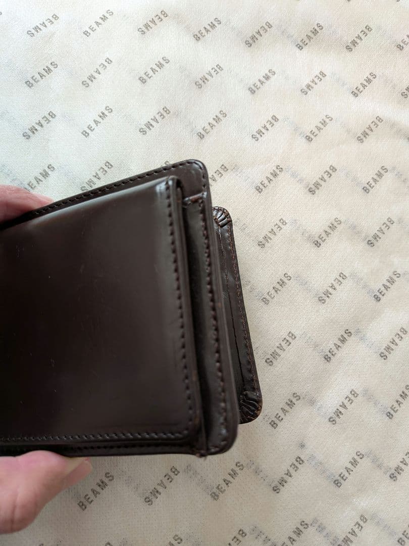 【専用ワックス付】GLEN　マネークリップ　小銭入れ付