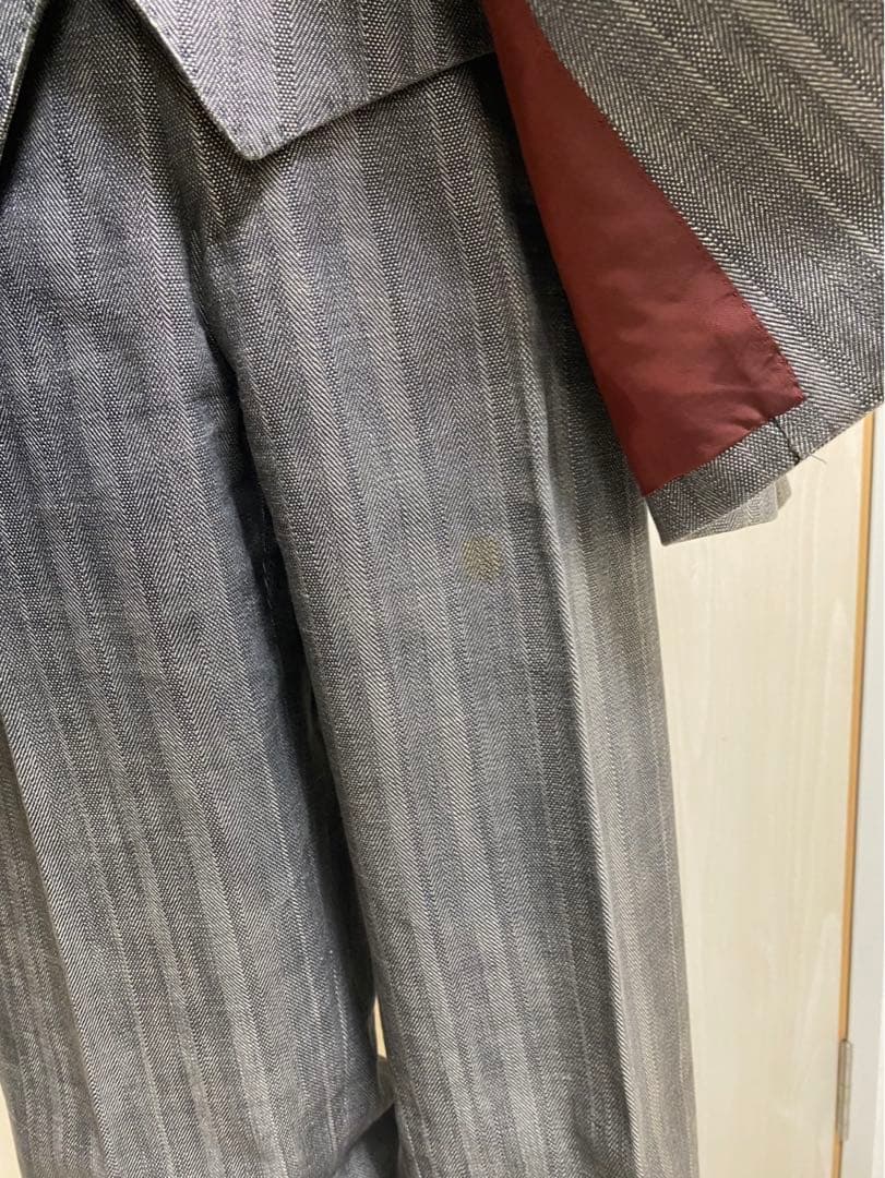 希少⭐︎本日限定お値下げ⭐︎グレー ストライプ スリーピーススーツ