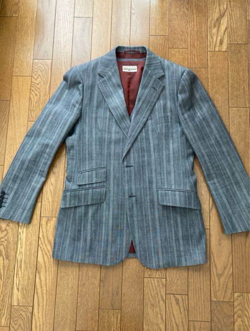 希少⭐︎本日限定お値下げ⭐︎グレー ストライプ スリーピーススーツ