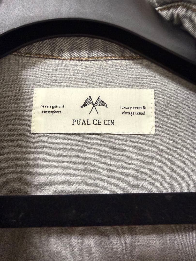 最終お値下げ《美品》PUAL CE CIN★ヴィンテージライクデニムシャツ