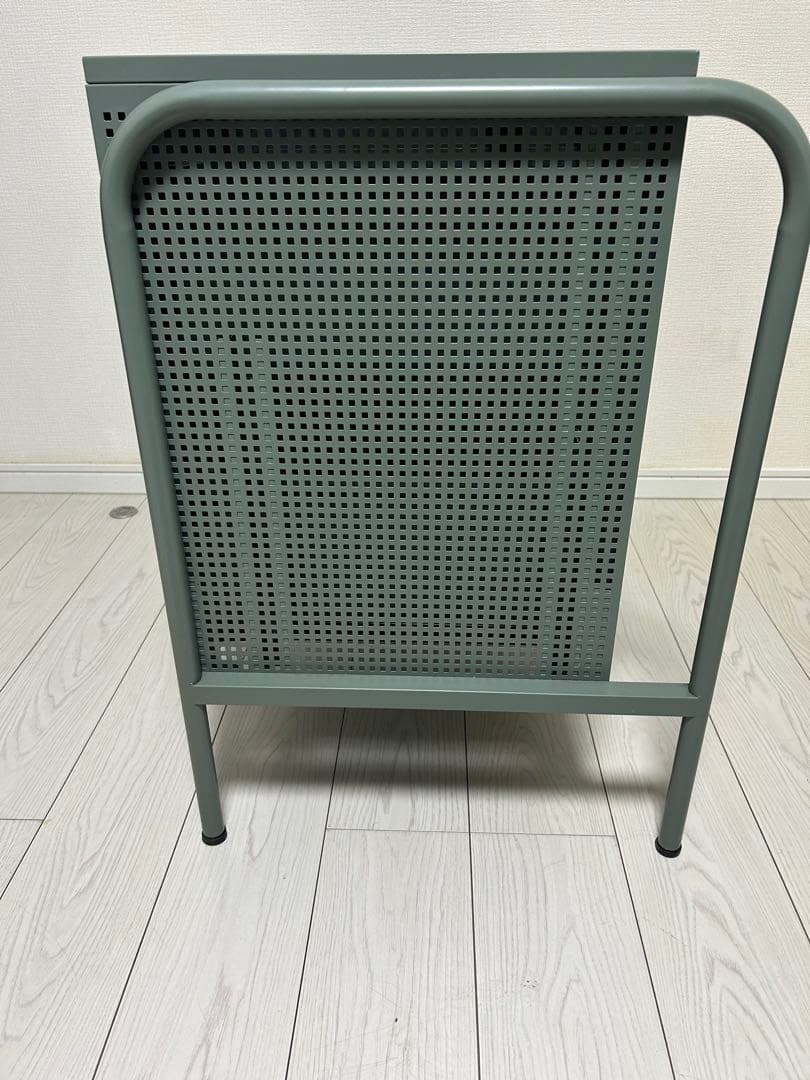 【極美品】IKEA　NIKKEBY 収納　チェスト　グレーグリーン