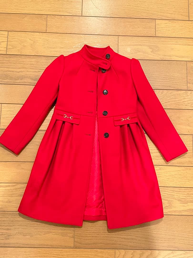 炭酸水 GUCCI 赤 ウールコート サイズ5
